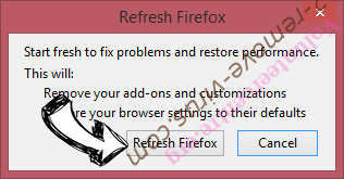 ProjectExpress Adware Firefox reset confirm