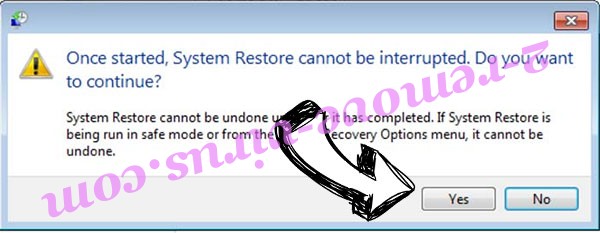 .lezp files virus removal - restore message