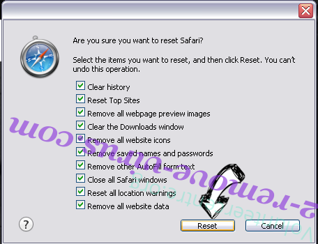 ProjectExpress Adware Safari reset
