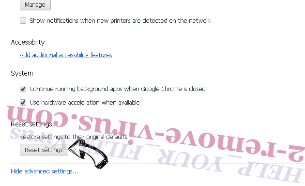 SecureSearch.co Chrome advanced menu