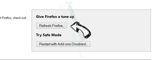 HELP_YOUR_FILES Virus Firefox reset