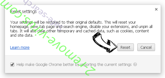 My Search Manager search Chrome reset