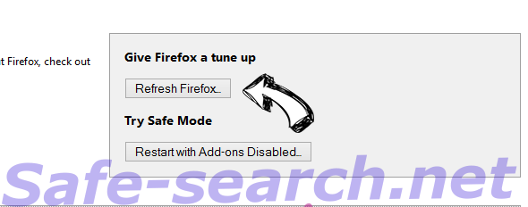 Newtab.pro Redirect Virus Firefox reset