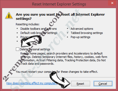 Deverreb.com POP-UP Redirect IE reset