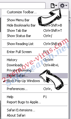 AbDocsDllLoader.exe Safari reset menu