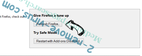 Only One Search adware Firefox reset