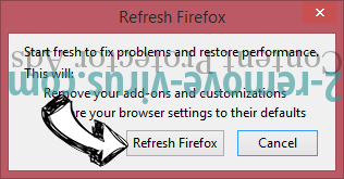 AdClick Ads Firefox reset confirm