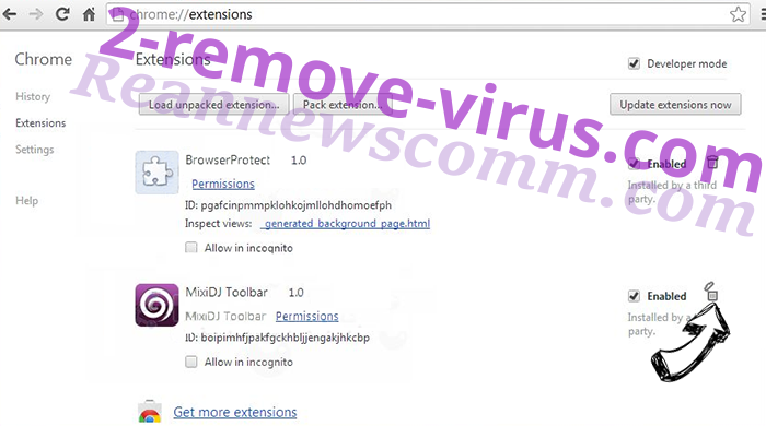 AWM Antivirus Chrome extensions remove