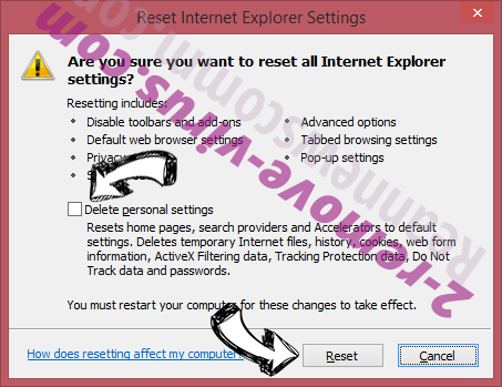 Search Query Router IE reset