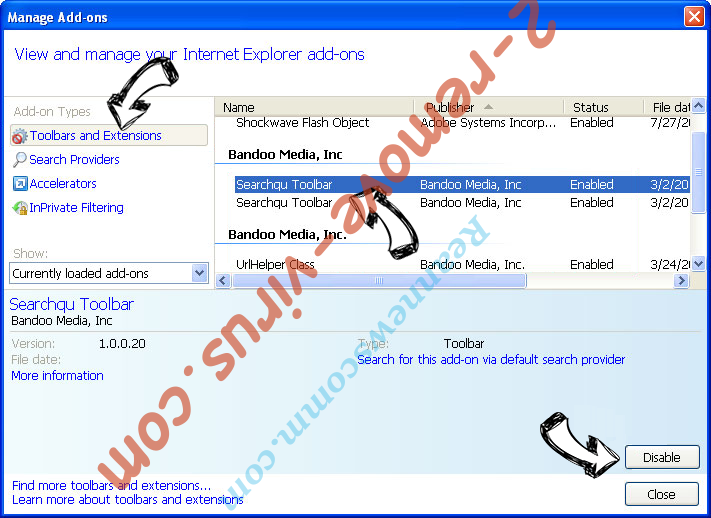 Search Query Router IE toolbars and extensions