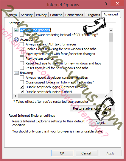 Search.siviewer.com - How to remove? IE reset browser