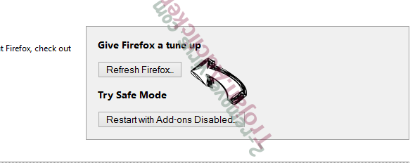Defendprivacyservice.com Ads Firefox reset