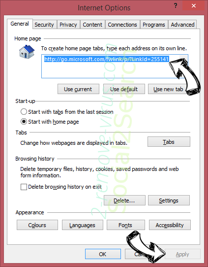 EntfernenMega Media Start Browser Hijacker IE toolbars and extensions
