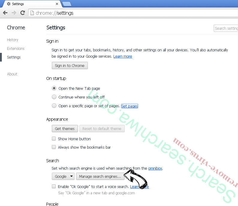 Search.powerfulappz.com Chrome extensions disable