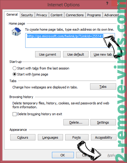 Default-Search.net IE toolbars and extensions