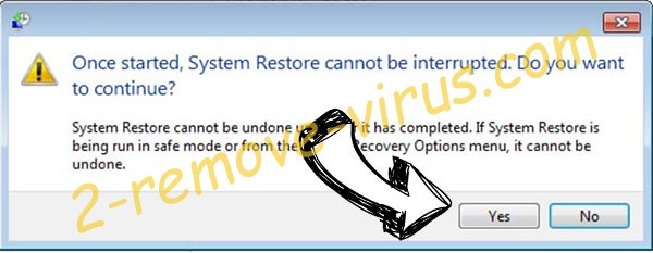 MMRAC Ransomware removal - restore message