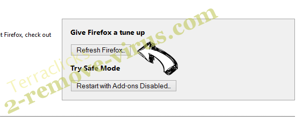 Terraclicks Firefox reset