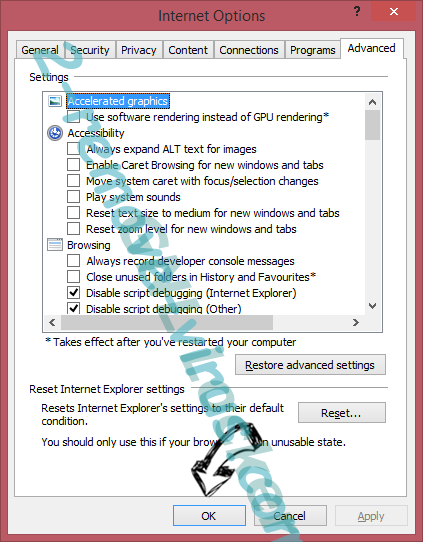 Package Access Helper Virus IE close