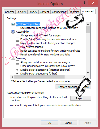 Package Access Helper Virus IE reset browser