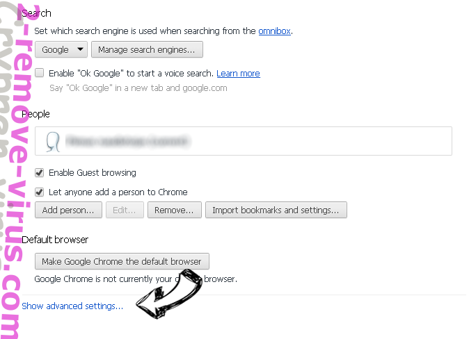 Search.renewitnow.co Chrome settings more