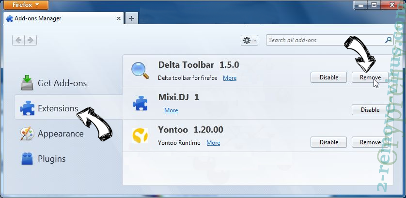 iStart New Tab Firefox extensions
