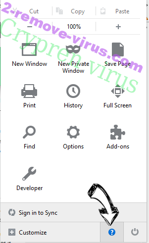Crypren virus Firefox help