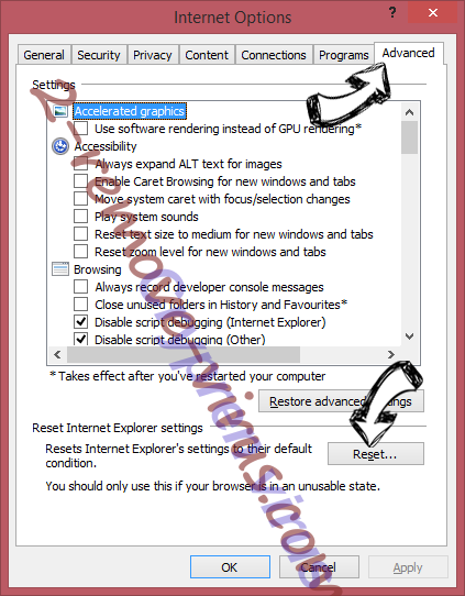 Crypren virus IE reset browser