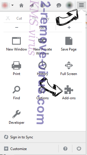 KMS virus Firefox add ons