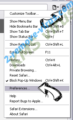 Trendio.net Safari menu