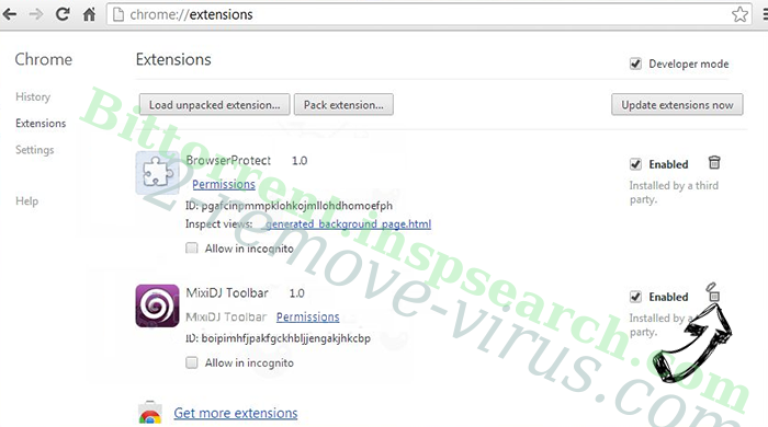 Screen Watch Browser Hijacker Virus Chrome extensions remove