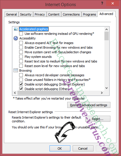 Screen Watch Browser Hijacker Virus IE close