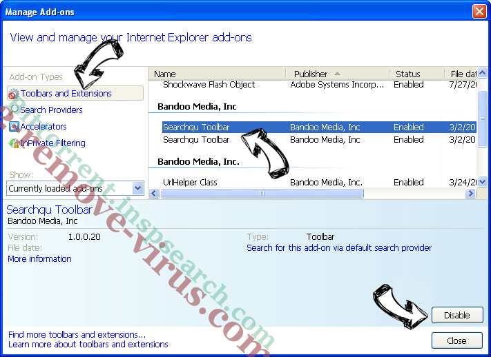 Search.greatsocialsearch.com IE toolbars and extensions