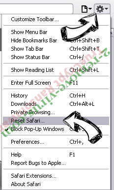 TrueCrypt Ransomware Safari reset menu