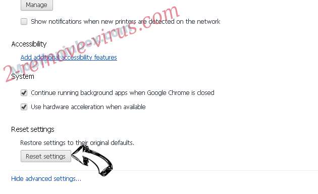 Ultimate Ad Eraser Adware Chrome advanced menu