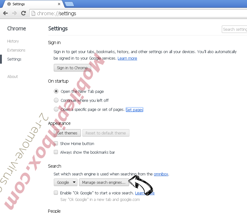 R5A File Extension Virus Chrome extensions disable