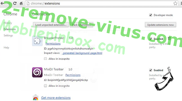 lp.ilivid.com virus Chrome extensions remove