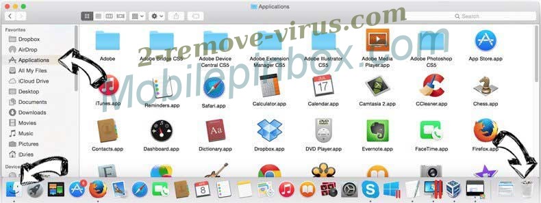 Mobilepinbox.com removal from MAC OS X