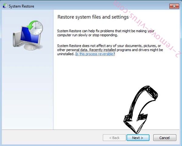 Get rid of Ehiz Files Locker - restore init