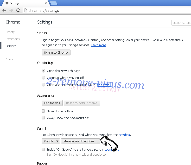 Renew Search Adware Chrome extensions disable