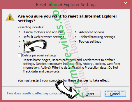 Renew Search Adware IE reset