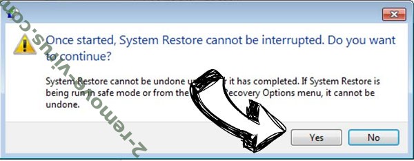 Craze Ransomware removal - restore message