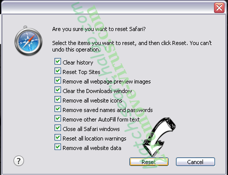 My Quick Converter virus Safari reset