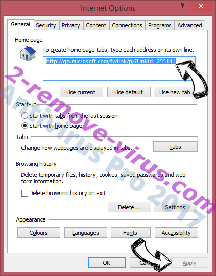 JohnyCryptor Ransomware IE toolbars and extensions