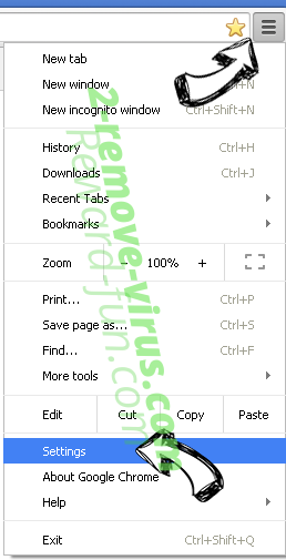 Mytab.club Chrome menu