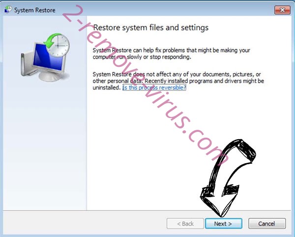 Get rid of .BOMBO file virus - restore init