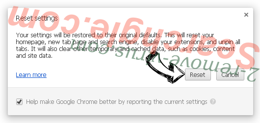 SocialNewPage Chrome reset