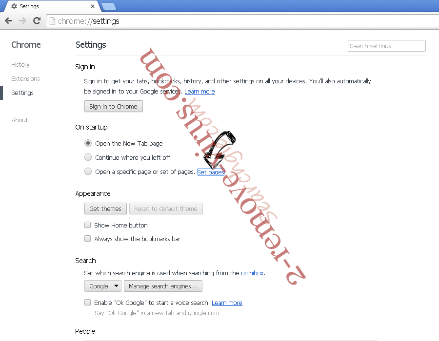 VLC Addon Ads Chrome settings