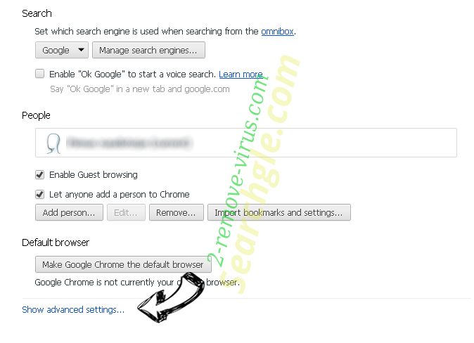 VLC Addon Ads Chrome settings more