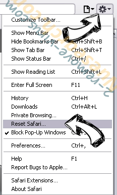 US System Care Safari reset menu