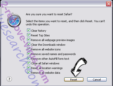PowerfulSearch.net Safari reset